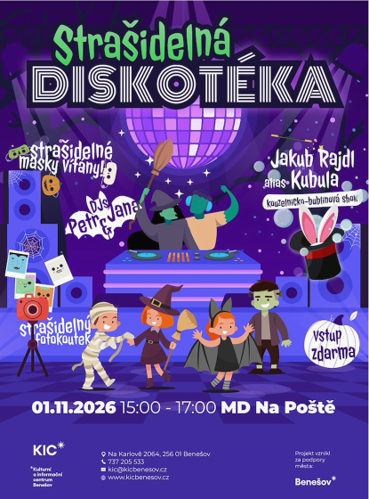 Plakát události Strašidelná Diskotéka