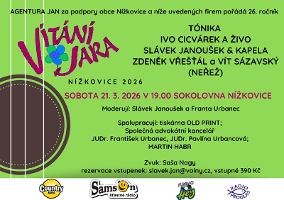 Plakát události Vítání jara