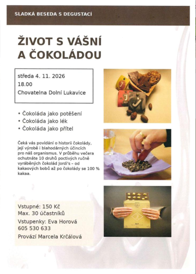 Plakát události Sladká beseda s degustací
