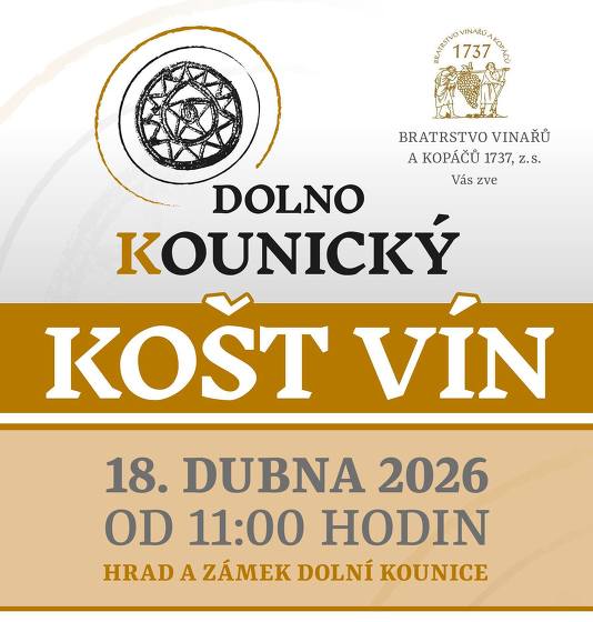 Plakát události Dolnokounický košt vín