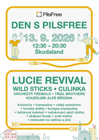 Plakát události Den s PilsFree 2026