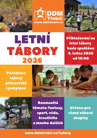 Plakát události Letní tábory 2026