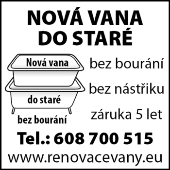 RENOVACE VANY akrylátovou vložkou