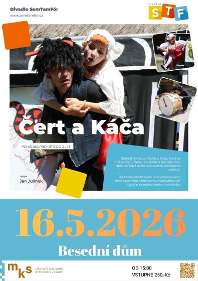 Plakát události Čert a Káča