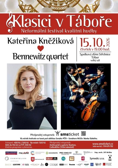 Plakát události Kateřina Kněžíková & Bennewitz quartet