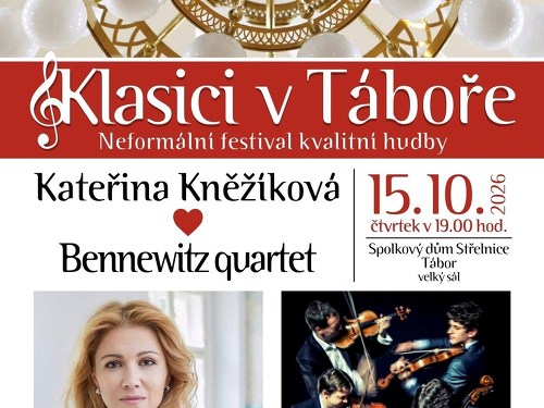 Plakát události Kateřina Kněžíková & Bennewitz quartet