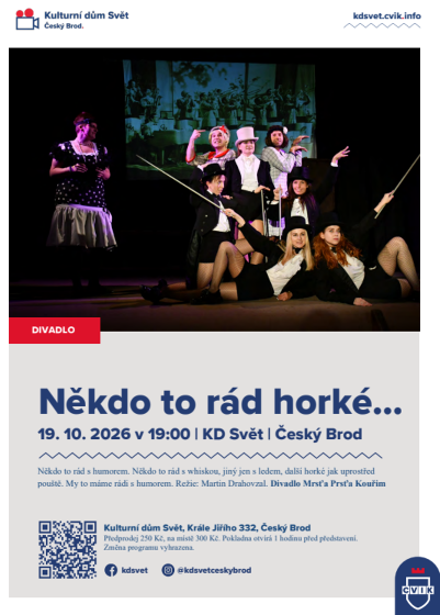 Plakát události Někdo to rád horké... v Českém Brodě