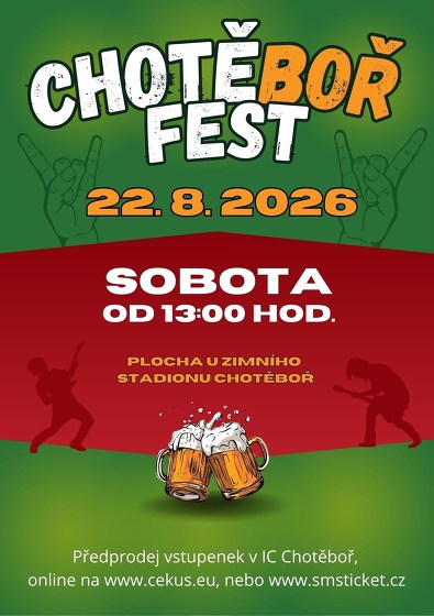 Plakát události Chotěboř fest 2026