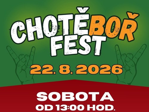 Plakát události Chotěboř fest 2026