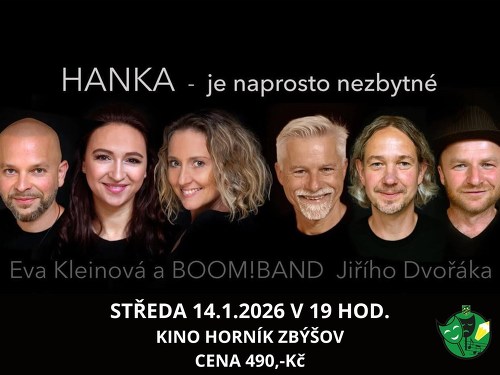 Plakát události HANKA - je naprosto nezbytné