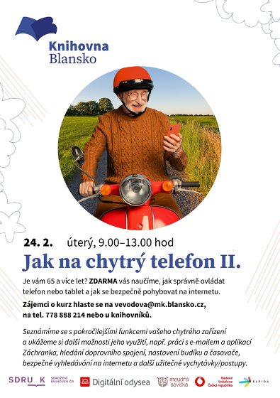 Plakát události Digitální odysea: Jak na chytrý telefon II.