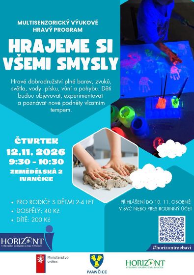 Plakát události Hrajeme si všemi smysly