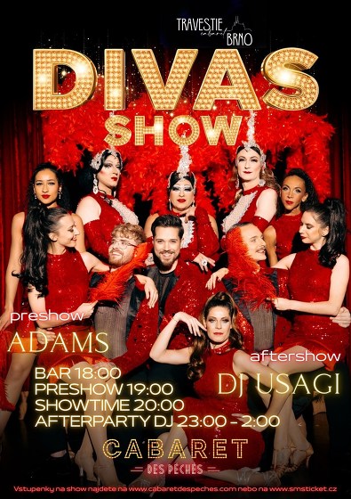 Plakát události Travestie Cabaret Brno: Divas Show