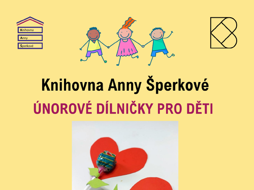 Plakát události Únorové dílničky pro děti