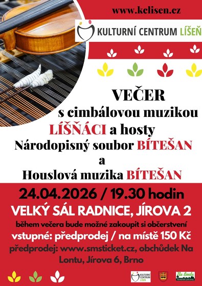 Plakát události Večer u cimbálu
