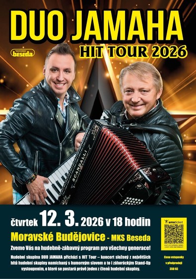 Plakát události Duo Jamaha - HIT TOUR 2026