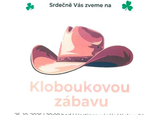 Plakát události Klobouková zábava