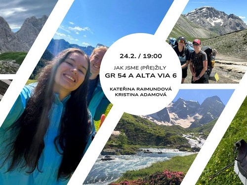 Plakát události Jak jsme (pře)žily GR 54 a Alta via 6