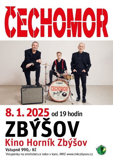 Plakát události Čechomor - novoroční koncert