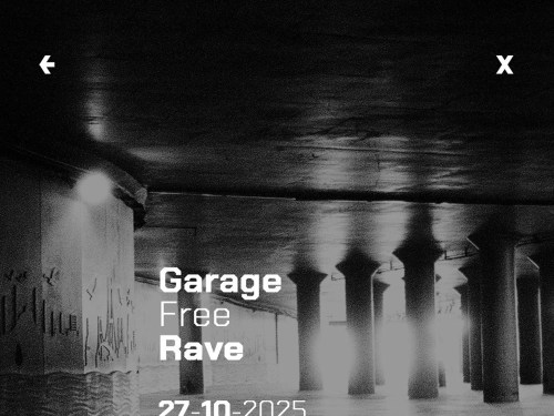 Plakát události Garage Free Rave