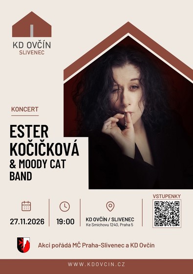 Plakát události Ester Kočičková & Moody Cat Band