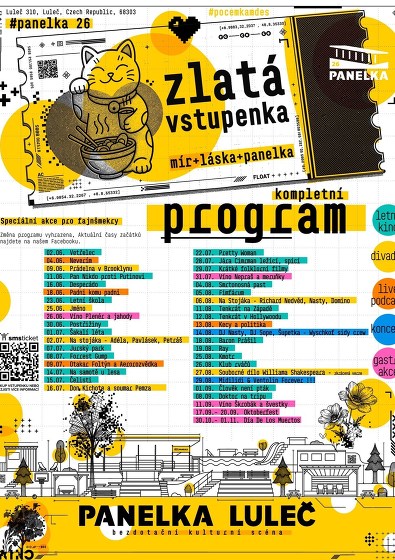Plakát události Zlatá vstupenka na Panelku 2026!