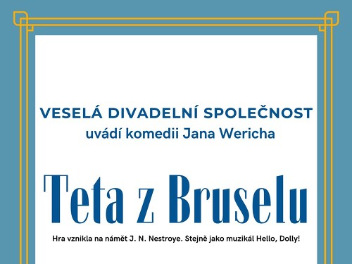 Plakát události Teta z Bruselu