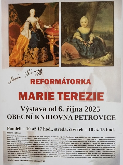 Plakát události Reformátorka Marie Terezie