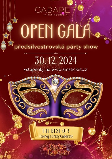 Plakát události OPEN GALA - The Best of Crazy Cabaret