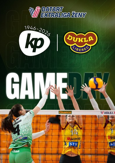 Plakát události EXTRALIGA ŽEN: VKKP BRNO - VK Dukla Liberec