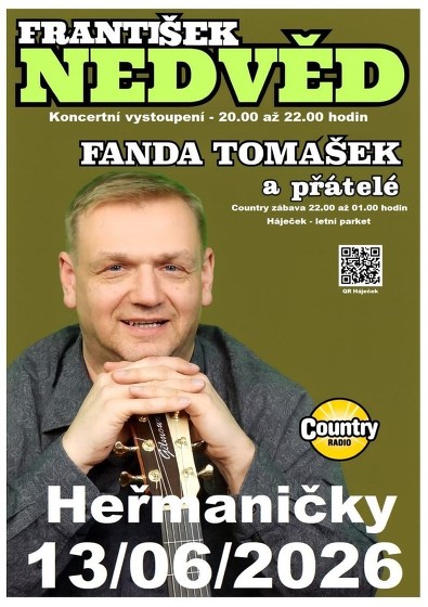 Plakát události František Nedvěd v Háječku !!!