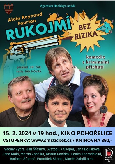 Plakát události Divadelní představení Rukojmí bez rizika