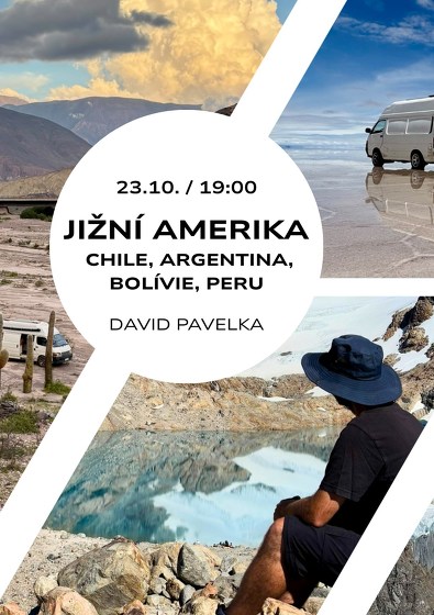 Plakát události Jižní Amerika - Chile, Argentina, Bolívie, Peru