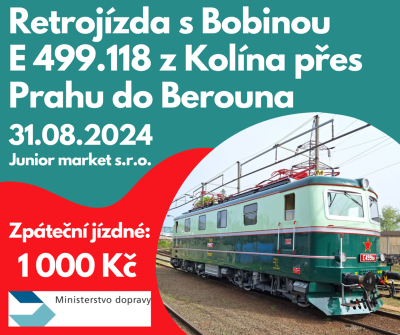 Plakát události Historickým expresem na Karlštejn a do Berouna