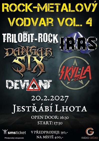 Plakát události Rock Metalový Vodvar vol.4