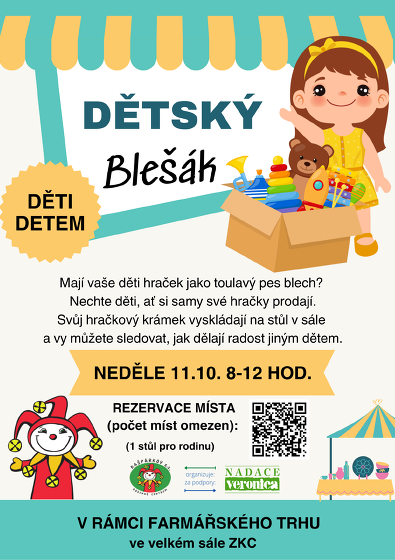 Plakát události Dětský blešák - NOVÝ TERMÍN