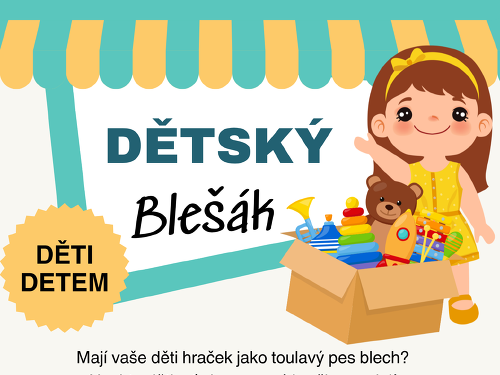 Plakát události Dětský blešák - NOVÝ TERMÍN