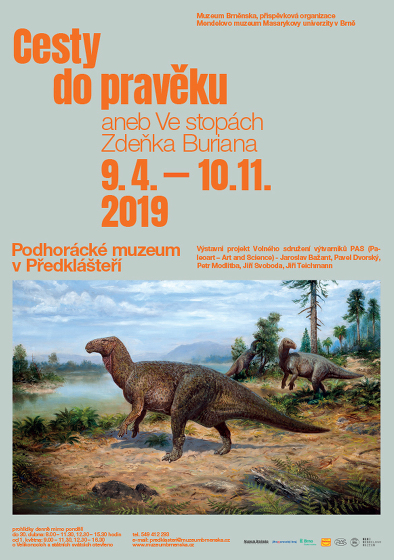 Plakát události Cesty do pravěku 9. 4. – 10. 11. 2019