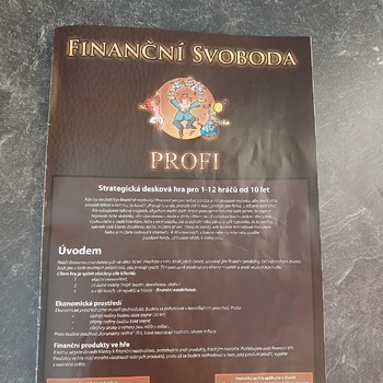 STRATEGICKÁ společenská hra Finanční svoboda PROFI