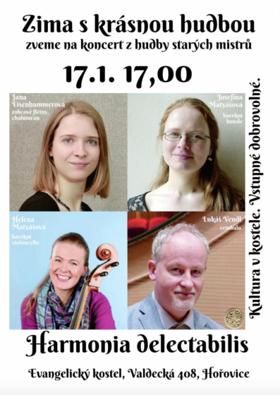 Plakát události Zima s krásnou hudbou