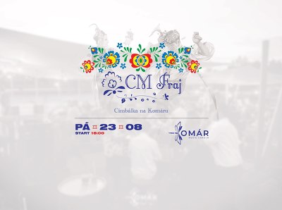 Plakát události Cimbálkový podvečer - CM FRAJ, Komár Music Garden