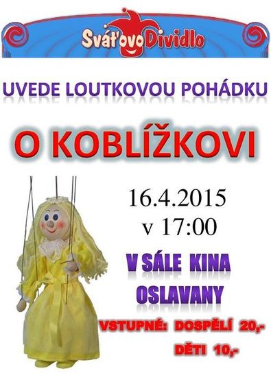 Plakát události Loutková pohádka O Koblížkovi