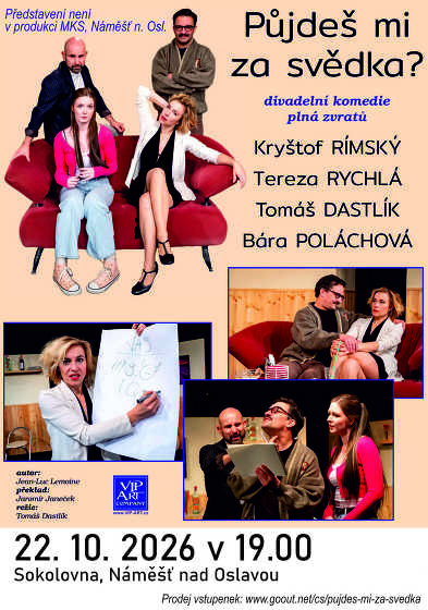 Plakát události Půjdeš mi za svědka