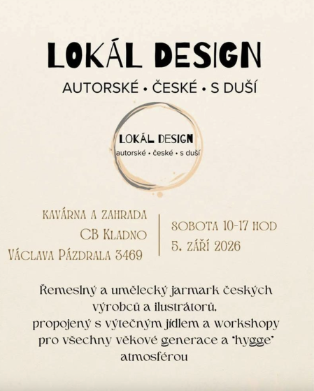 Plakát události Lokál Design - autorské, české, s duší