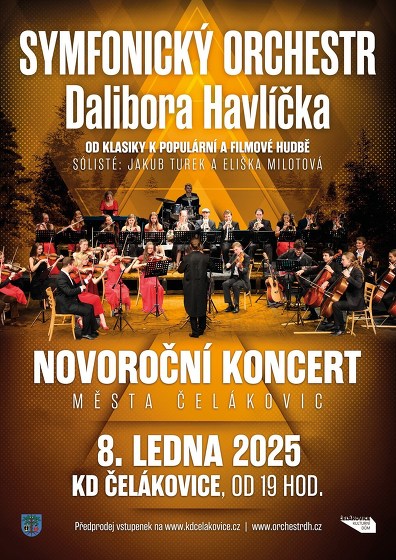 Plakát události Novoroční koncert města Čelákovic