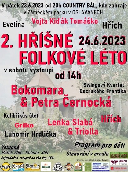 Plakát události 2. Hříšné folkové léto