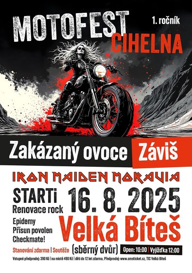 Plakát události MOTOFEST Cihelna