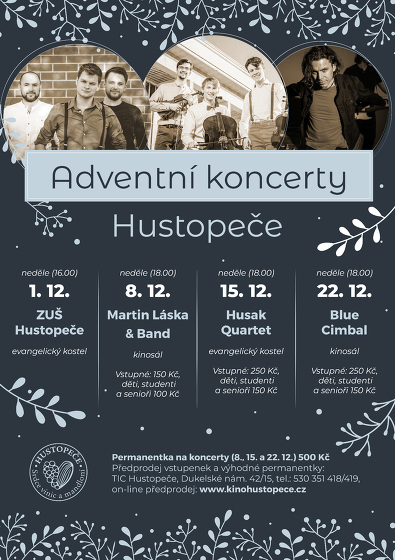 Plakát události Adventní koncert Martin Láska & Band