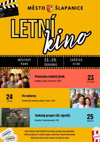 Plakát události Letní kino