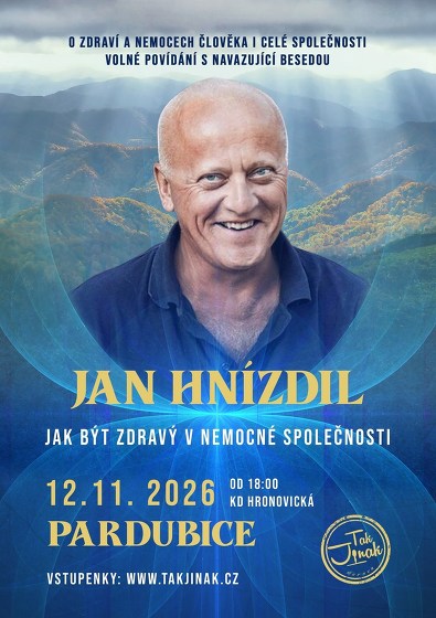 Plakát události Jan Hnízdil - Jak být zdravý v nemocné společnosti